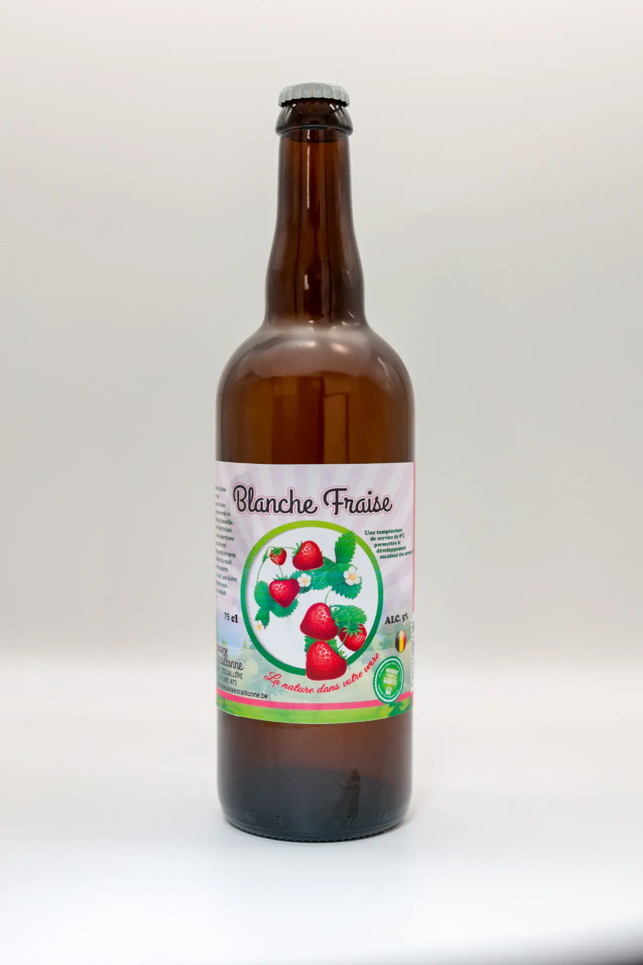 Blanche fraise 75 cl et vidange